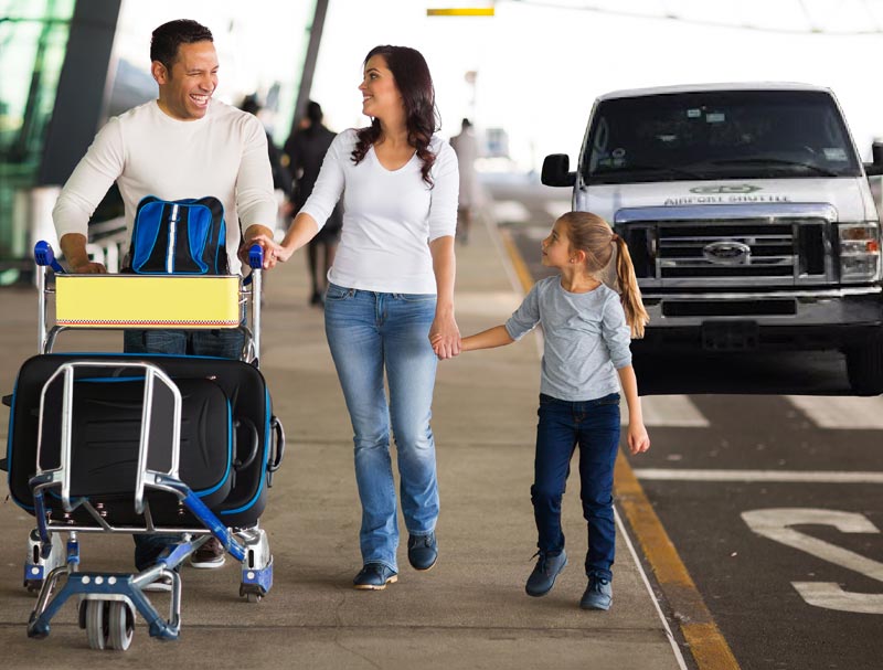 family-shuttle-van Boston Logan Shuttle